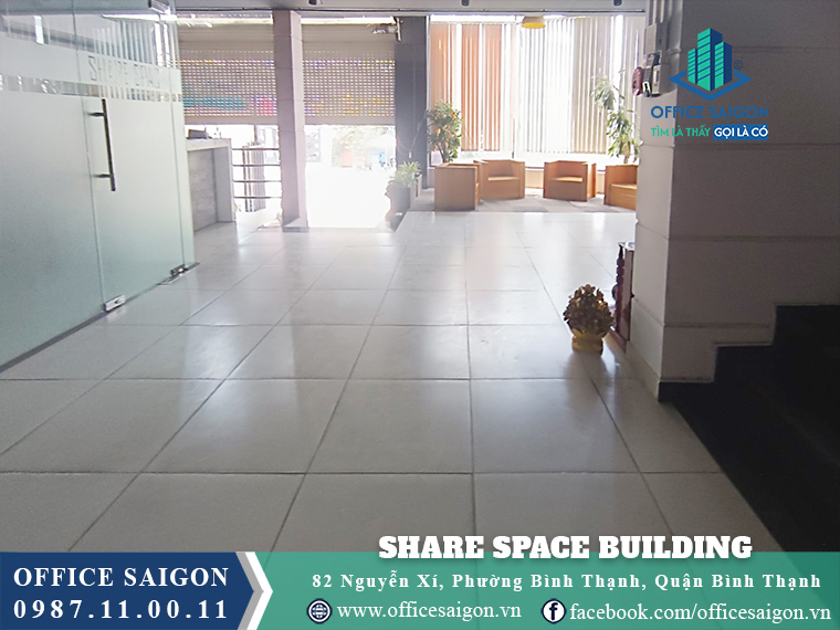 Mặt bằng toà nhà Share Space Building Nguyễn Xí