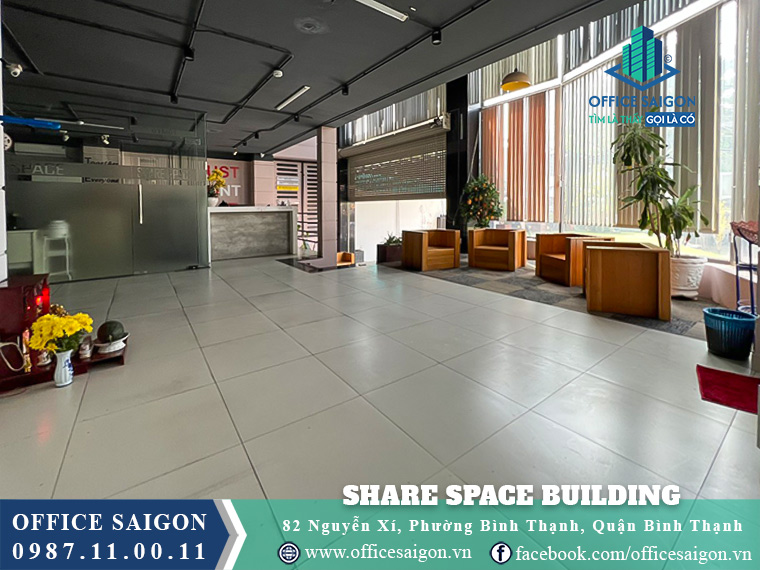 Mặt bằng toà nhà Share Space Building Nguyễn Xí