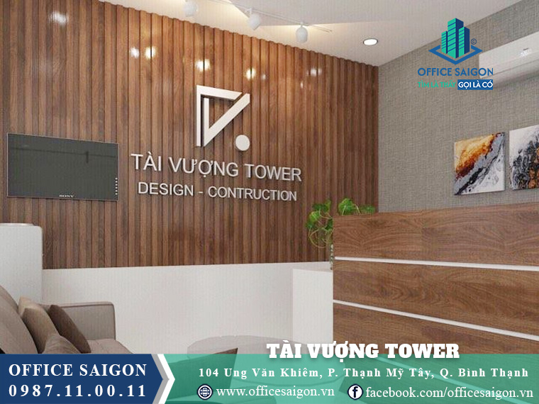 Lễ tân toà nhà Tài Vượng Tower Ung Văn Khiêm