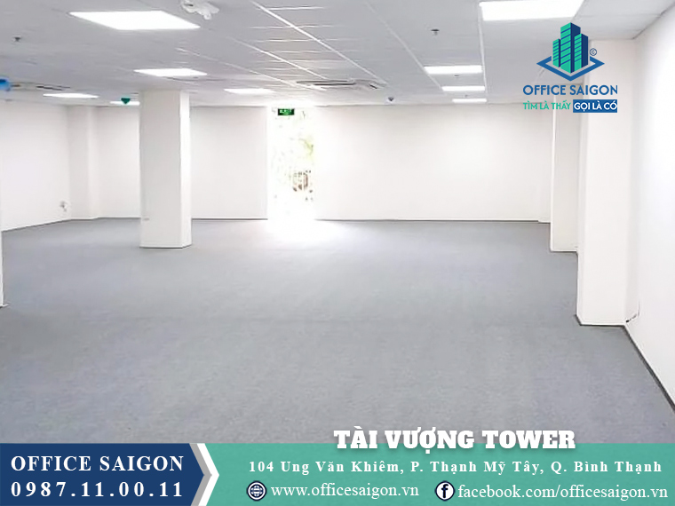 Mặt bằng toà nhà Tài Vượng Tower Ung Văn Khiêm