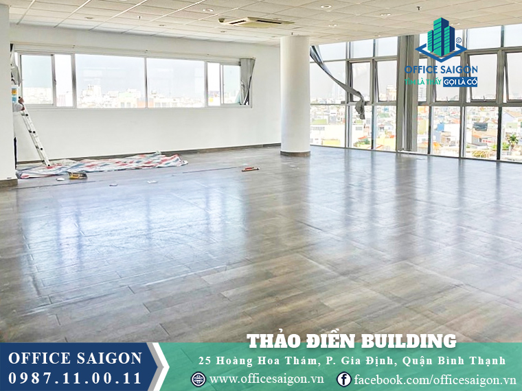 Mặt bằng toà nhà Thảo Điền Building Hoàng Hoa Thám