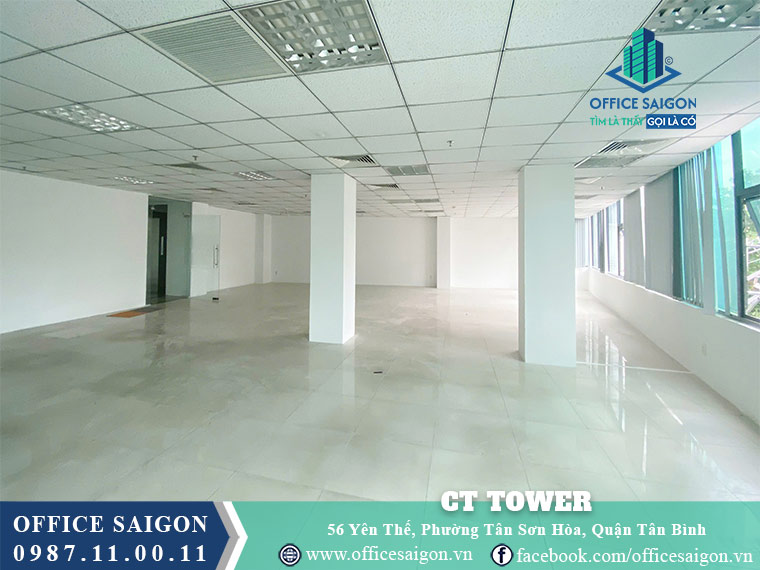 Mặt bằng toà nhà CT Tower Yên Thế