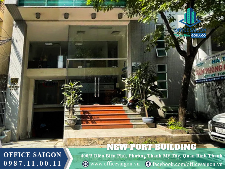 Lối vào tòa nhà New Port Building Điện Biên Phủ