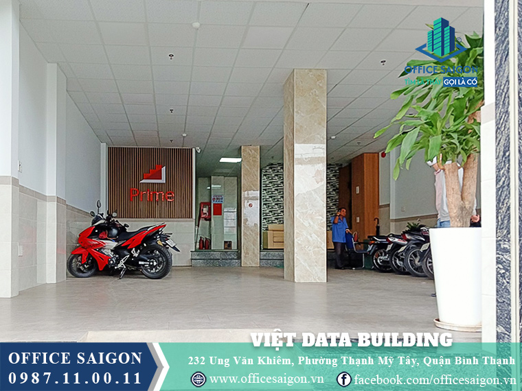 Tầng trệt tòa nhà Việt Data Building Ung Văn Khiêm