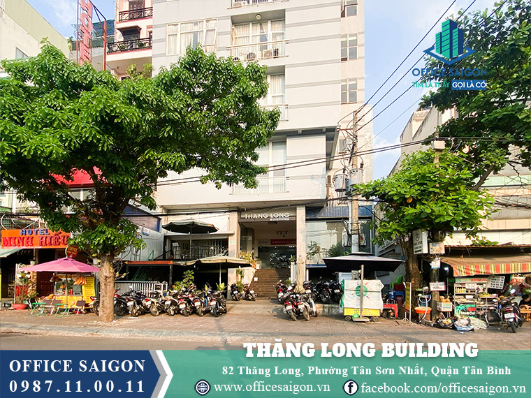 Mặt tiền toà nhà Thăng Long Building Tân Bình