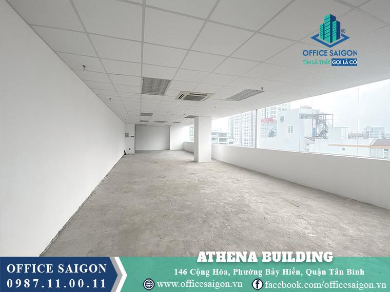 Mặt bằng toà nhà Athena Building Cộng Hoà