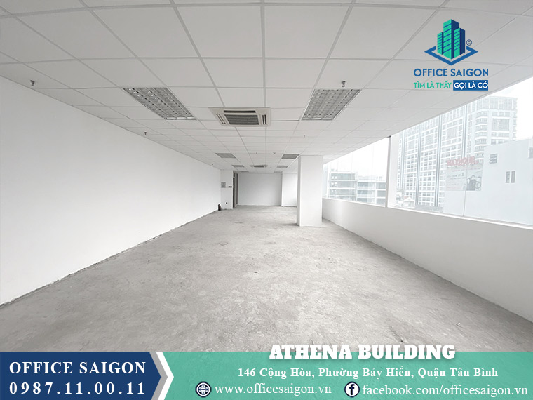 Mặt bằng toà nhà Athena Building Cộng Hoà