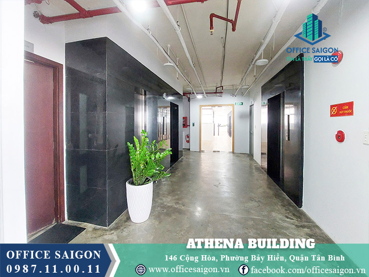 Thang máy toà nhà Athena Building Cộng Hoà