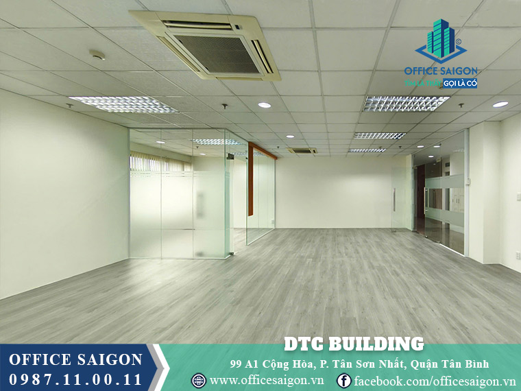 Mặt bằng toà nhà DTC Building Cộng Hoà