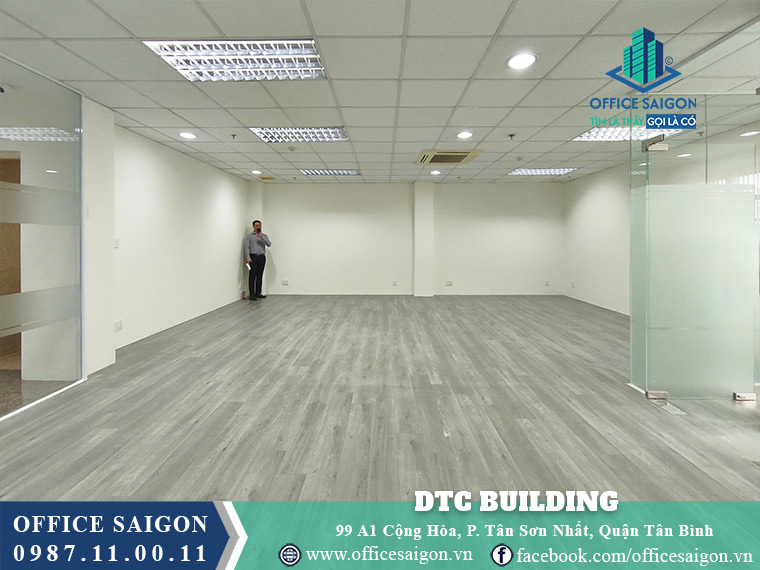 Mặt bằng toà nhà DTC Building Cộng Hoà