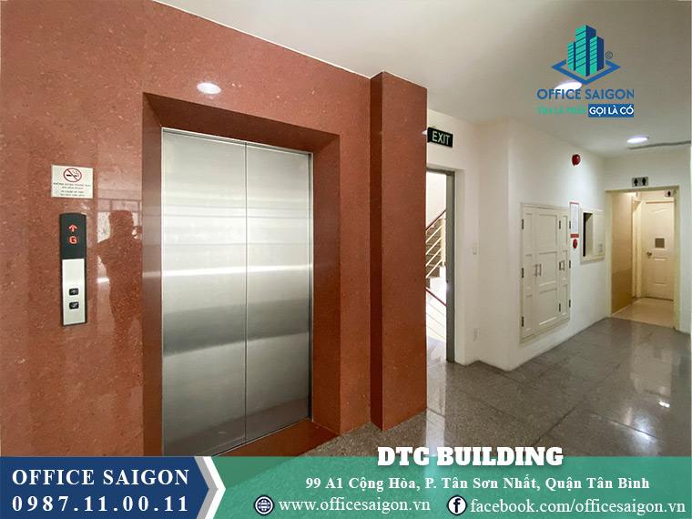 Thang máy toà nhà DTC Building Cộng Hoà
