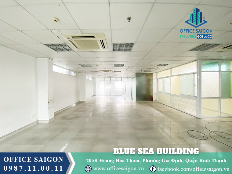 Mặt bằng toà nhà Blue Sea Building Hoàng Hoa Thám