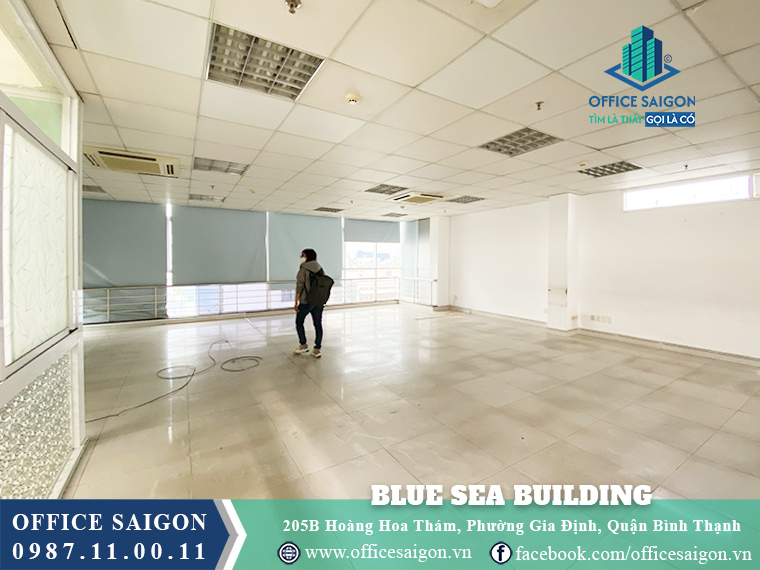 Mặt bằng toà nhà Blue Sea Building Hoàng Hoa Thám