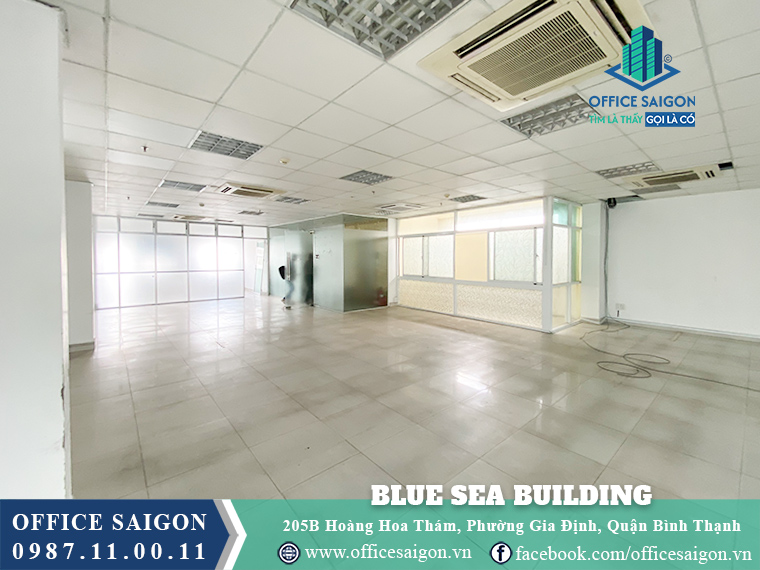Mặt bằng toà nhà Blue Sea Building Hoàng Hoa Thám