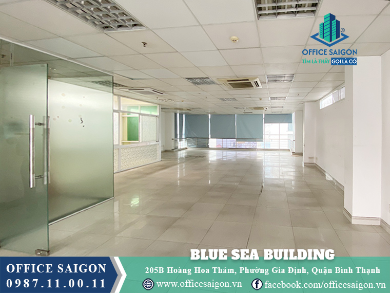 Mặt bằng toà nhà Blue Sea Building Hoàng Hoa Thám