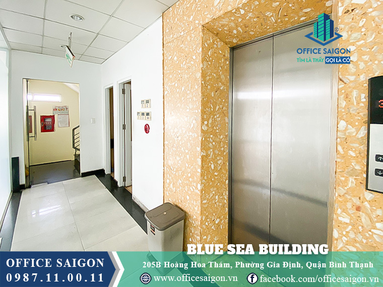 Thang máy toà nhà Blue Sea Building Hoàng Hoa Thám