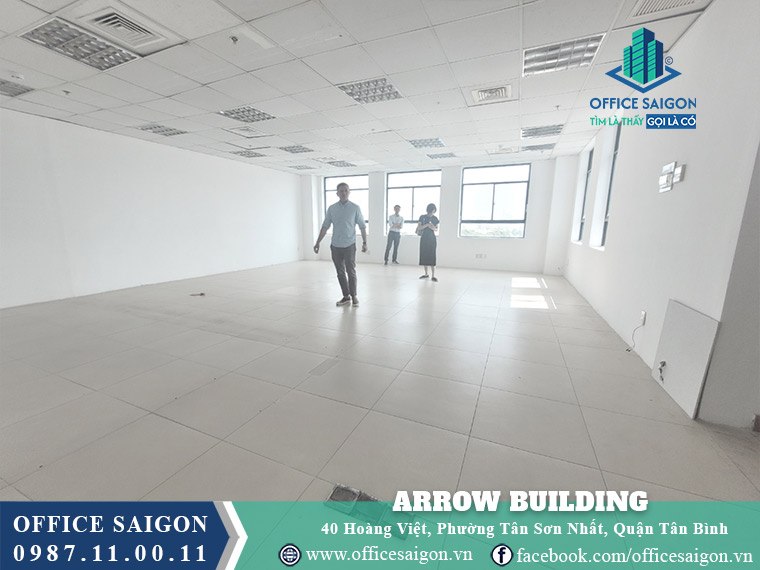 Mặt bằng tòa nhà Arrow Building Hoàng Việt