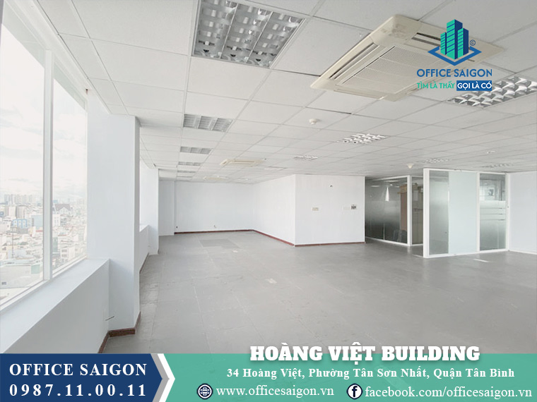Mặt bằng toà nhà Hoàng Việt Building Quận Tân Bình