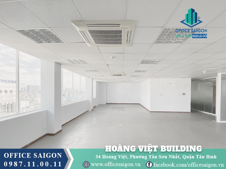Mặt bằng toà nhà Hoàng Việt Building Quận Tân Bình