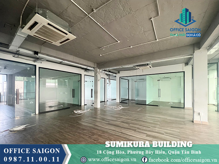 Mặt bằng tòa nhà Sumikura Building Cộng Hoà