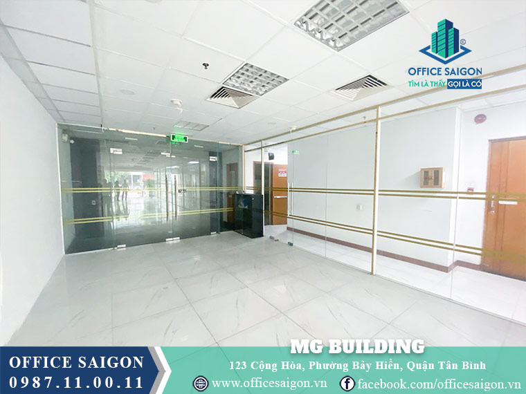 Mặt bằng toà nhà MG Building Cộng Hoà