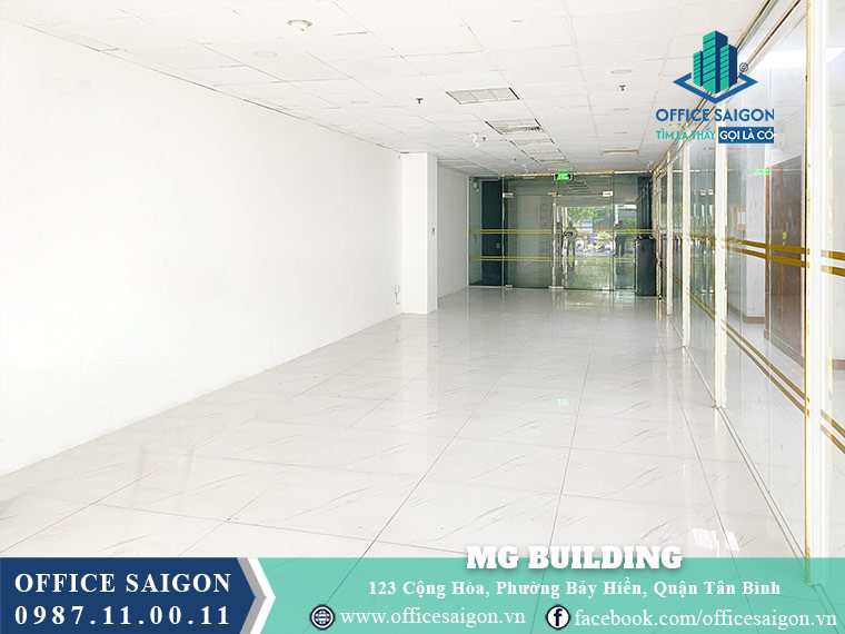 Mặt bằng toà nhà MG Building Cộng Hoà