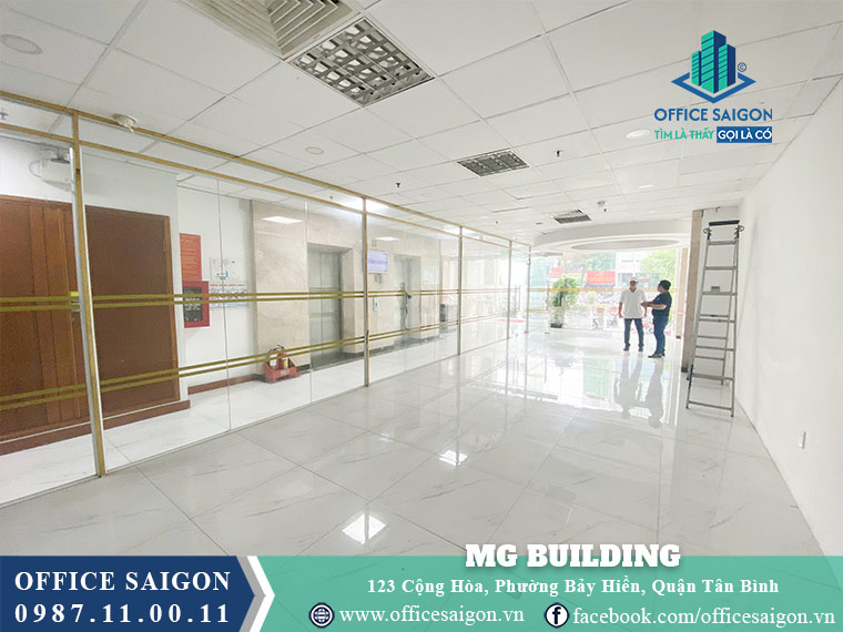 Mặt bằng toà nhà MG Building Cộng Hoà