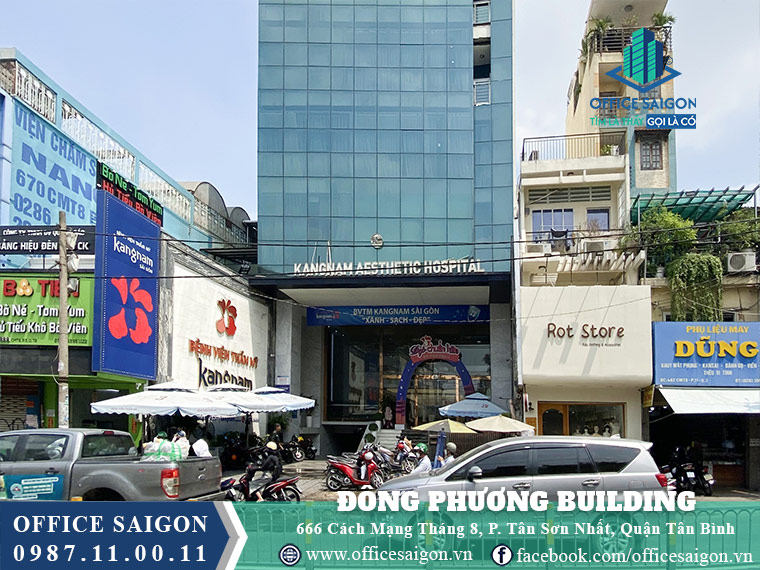 Mặt tiền toà nhà Đông Phương Building Cách Mạng Tháng 8