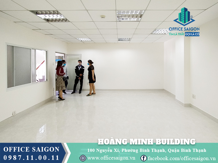 Mặt bằng toà nhà Hoàng Minh Building Nguyễn Xí
