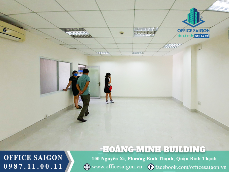 Mặt bằng toà nhà Hoàng Minh Building Nguyễn Xí