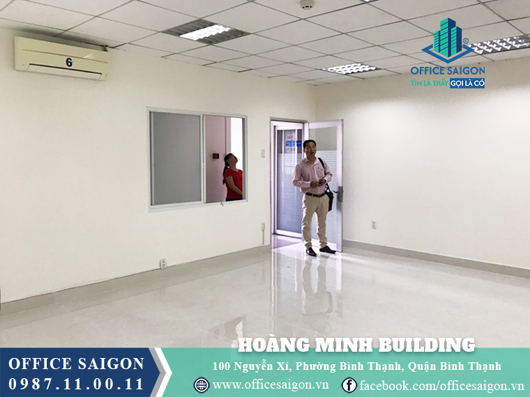 Mặt bằng toà nhà Hoàng Minh Building Nguyễn Xí