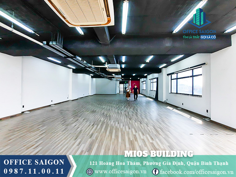 Mặt bằng toà nhà Mios Building Hoàng Hoa Thám