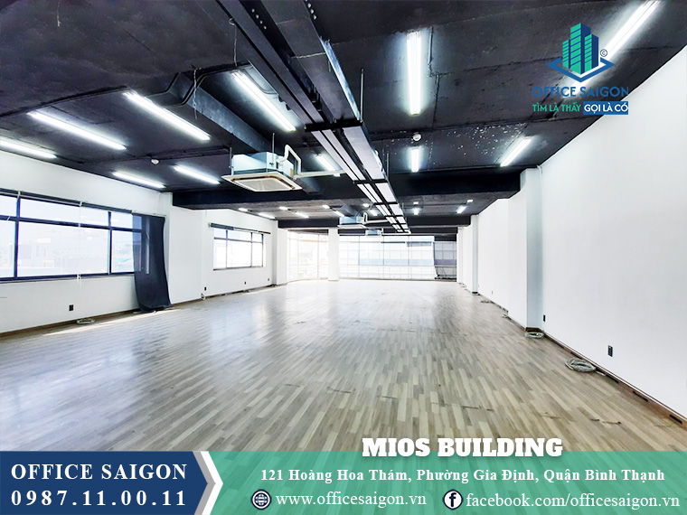 Mặt bằng toà nhà Mios Building Hoàng Hoa Thám