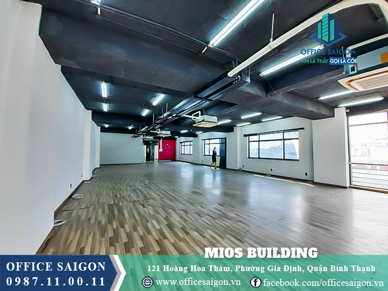 Mặt bằng toà nhà Mios Building Hoàng Hoa Thám