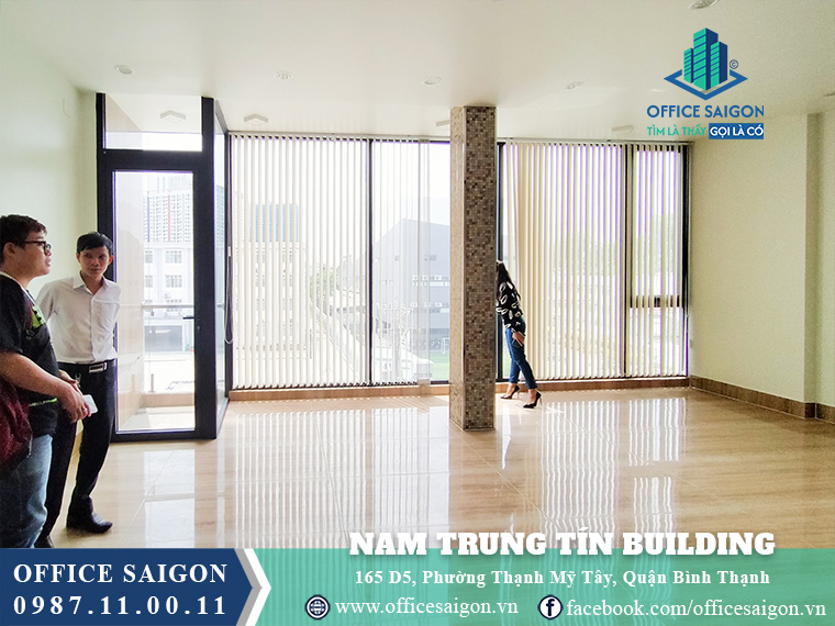Mặt bằng tòa nhà Nam Trung Tín building đường D5