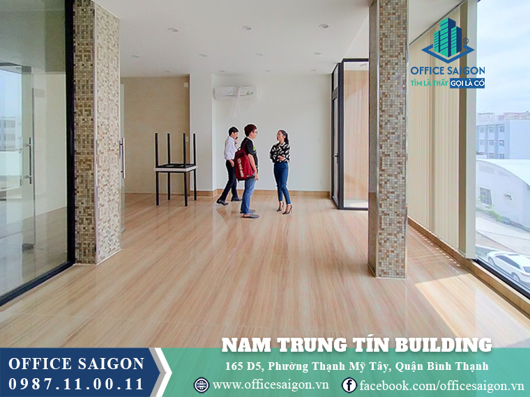 Mặt bằng tòa nhà Nam Trung Tín building đường D5
