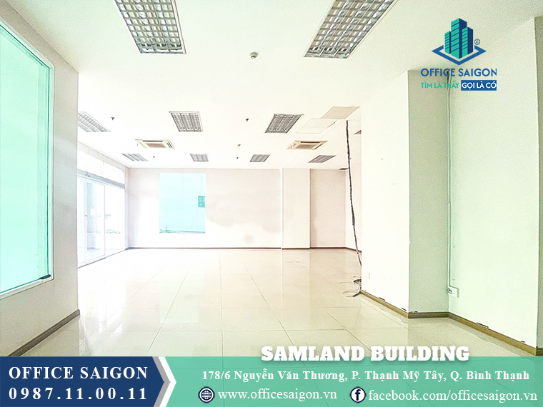 Mặt bằng toà nhà Samland Building Nguyễn Văn Thương