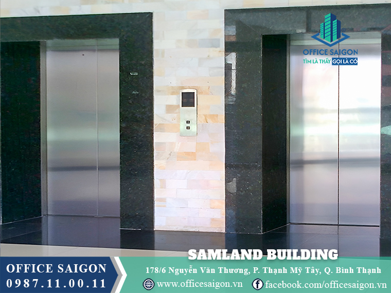 Thang máy toà nhà Samland Building Nguyễn Văn Thương