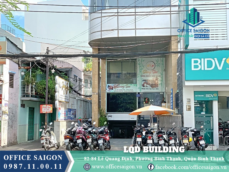 Mặt tiền tòa nhà LQD Building Lê Quang Định