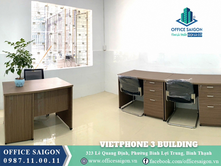 Mặt bằng toà nhà VietPhone 3 Building Lê Quang Định