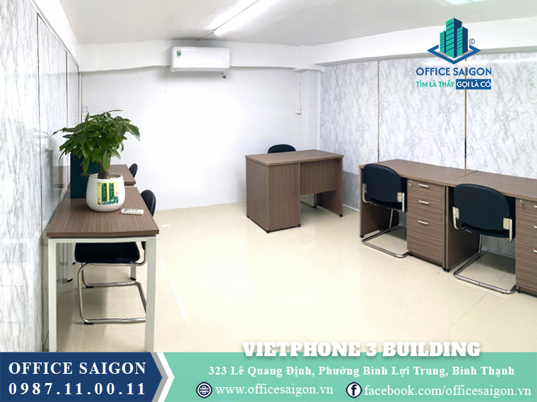 Mặt bằng toà nhà VietPhone 3 Building Lê Quang Định