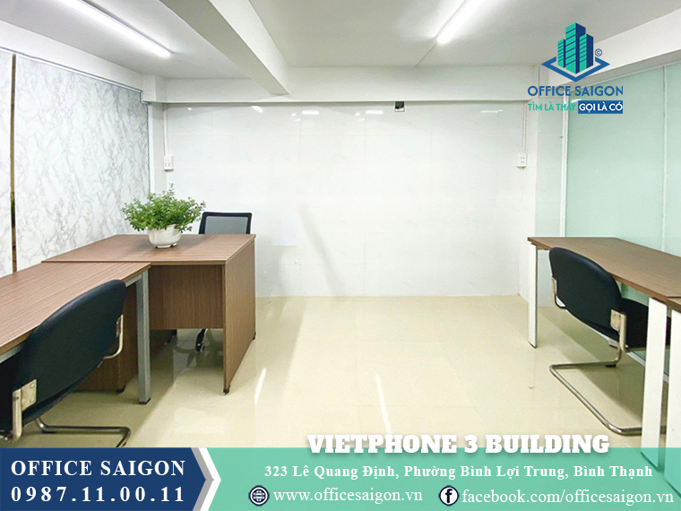 Mặt bằng toà nhà VietPhone 3 Building Lê Quang Định