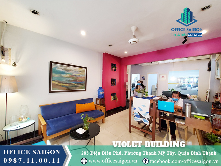 Mặt bằng tòa nhà Violet Building Điện Biên Phủ