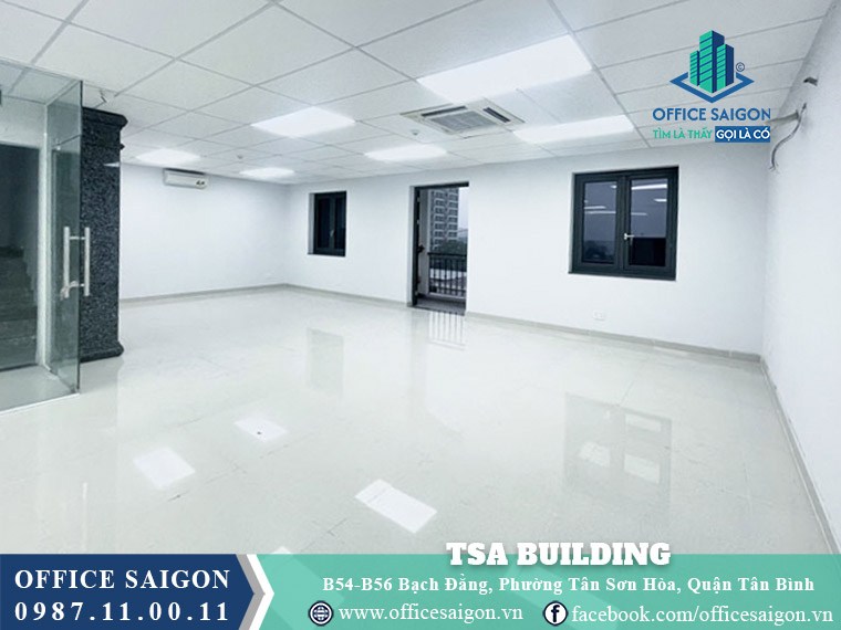 Mặt bằng toà nhà TSA Building Bạch Đằng