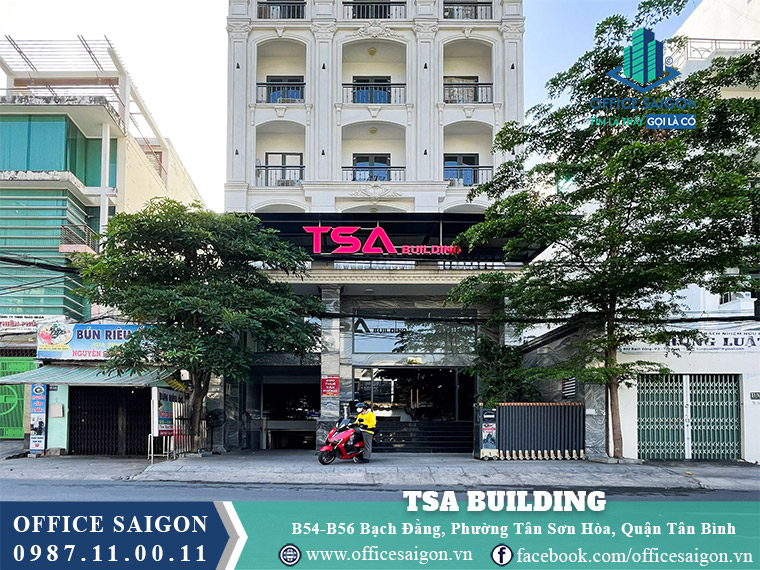 Mặt tiền toà nhà TSA Building Bạch Đằng