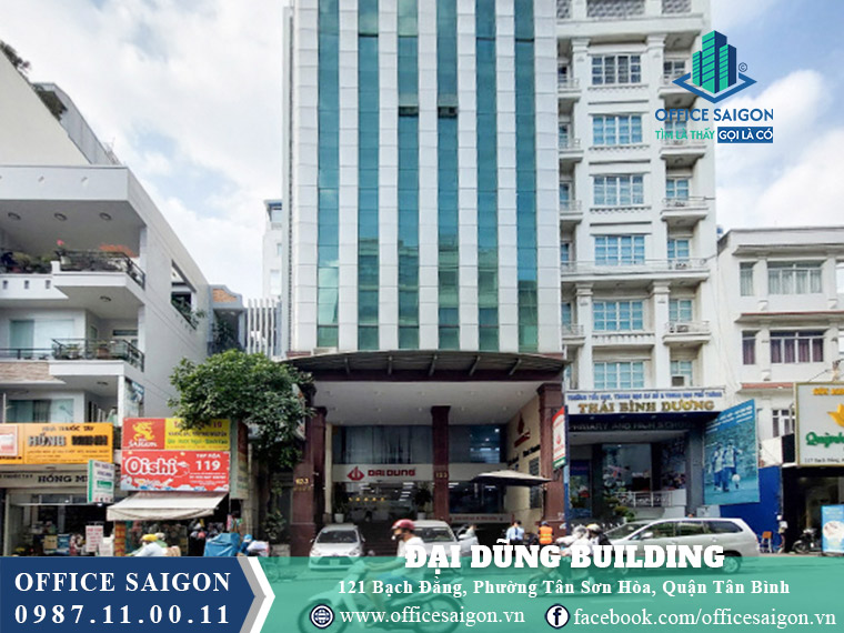 Mặt tiền toà nhà Đại Dũng Building Bạch Đằng