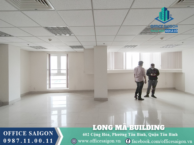 Mặt bằng tòa nhà Long Mã Building Cộng Hoà