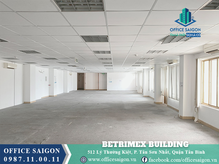 Mặt bằng toà nhà Betrimex Building Lý Thường Kiệt