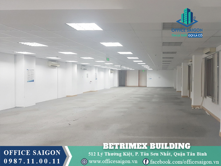 Mặt bằng toà nhà Betrimex Building Lý Thường Kiệt