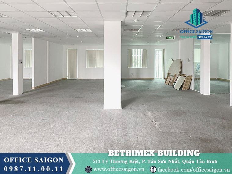 Mặt bằng toà nhà Betrimex Building Lý Thường Kiệt